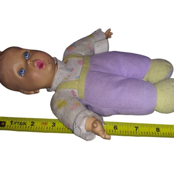 GERBER Bean Bag Plush Baby Doll Toy 9" w/Hard Plastic Hands & Head Toy Biz 1996 - Picture 11 of 12